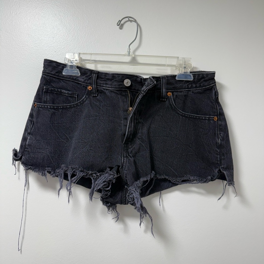 Abercrombie & Fitch Black Jean Shorts // Size 10 // Size 30 // EUC